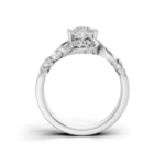 Celestial Vine Side Stone Ring