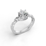 Celestial Vine Side Stone Ring