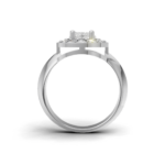 Florentine Glow Halo Ring