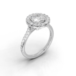Liora Halo Engagement Ring