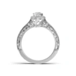 Amara Lace Halo Ring
