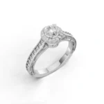 Amara Lace Halo Ring