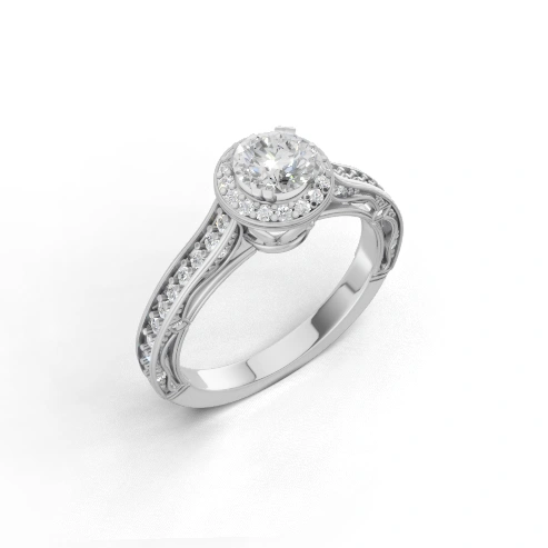 Amara Lace Halo Ring