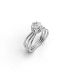 Aurelia Vine Solitaire Ring