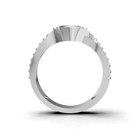 Celestial Embrace Side Stone Ring