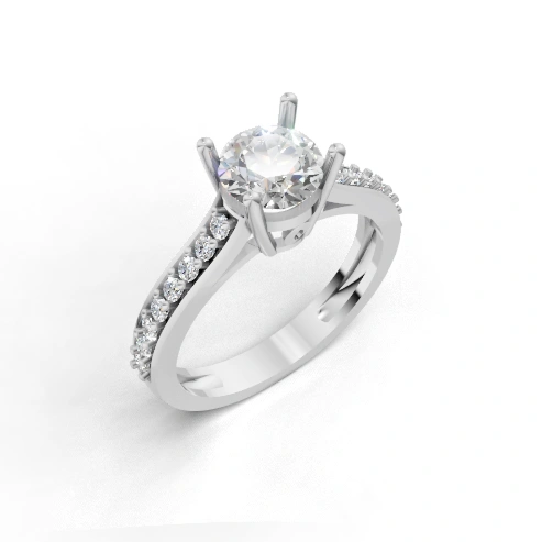 Clarisse Side Stone Ring