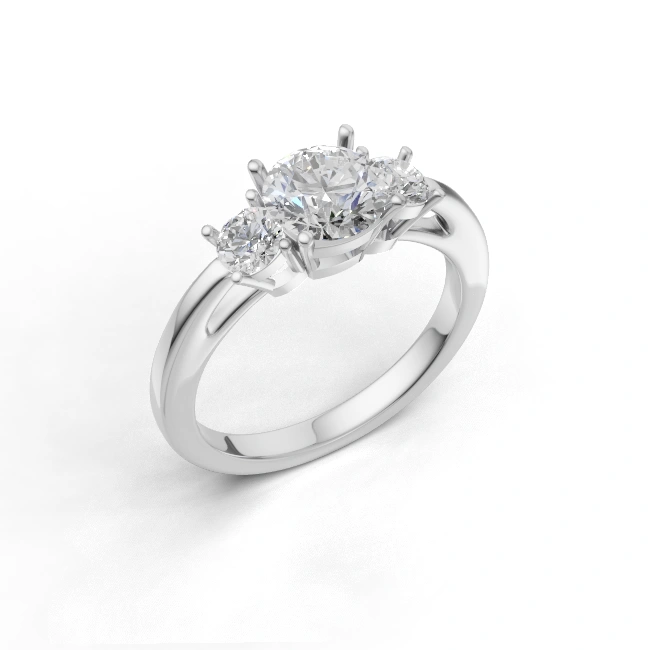 Eterna Trio Three Stone Ring