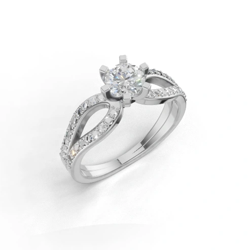 Eternal Grace Split Shank Ring