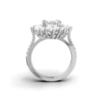 Evelisse Floral Halo Ring