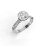 Golden Whisper Bezel Ring