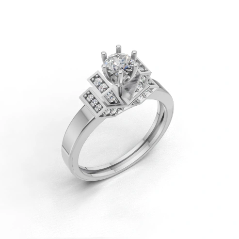 Imperial Lotus Halo Ring