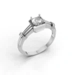Imperial Vault Solitaire Ring