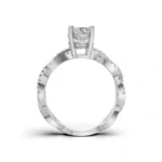 Infinity Bloom Hidden Halo Ring