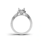 Infinity Crown Halo Ring