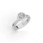 Lustre Bezel Elegance Ring
