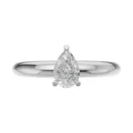 Solene Tear Solitaire Ring