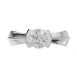 Solstice Embrace Solitaire Ring