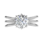 Aurelia Vine Solitaire Ring