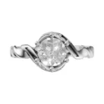 Celestial Vine Side Stone Ring