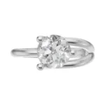 Celine Bypass Solitaire Ring
