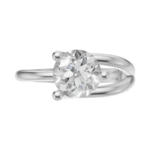 Celine Bypass Solitaire Ring