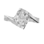 Seraph Heart Side Stone Ring