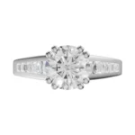 Aurora Grace Side Stone Ring
