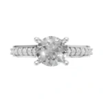 Clarisse Side Stone Ring