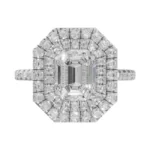Noelle Double Halo Engagement Ring