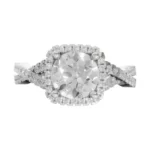Infinity Crown Halo Ring