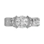 Regal Mirage Side Stone Ring