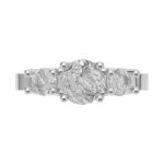 Odessa Trellis Three-Stone Ring