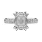 Solstice Radiance Side Stone Ring