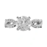 Infinity Bloom Hidden Halo Ring