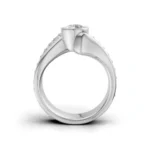 Petite Embrace Side Stone Ring