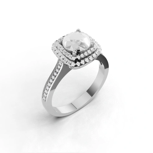 Radiance Royale Halo Ring