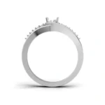 Radiant Path Side Stone Ring