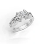 Regal Mirage Side Stone Ring
