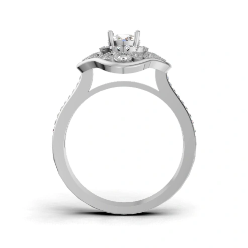 Royale Bloom Vintage Halo Ring