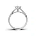 Serene Radiance Side Stone Ring