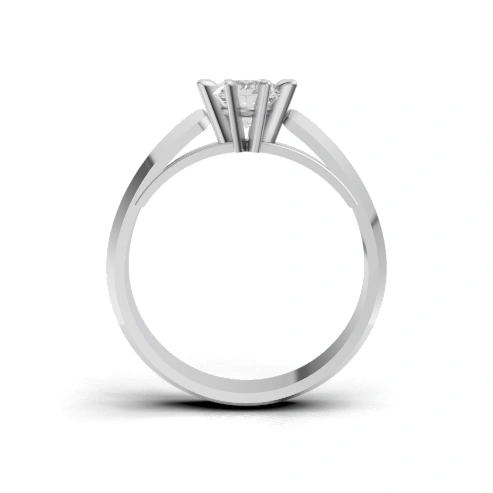 Solar Bloom Solitaire Ring