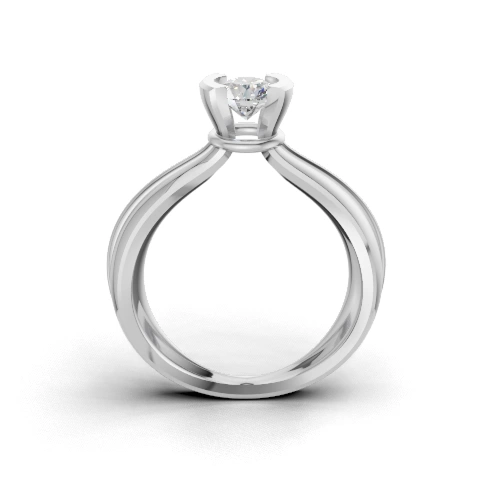 Solaris Embrace Tension Solitaire Ring