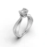 Solaris Embrace Tension Solitaire Ring