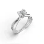 Solstice Embrace Solitaire Ring