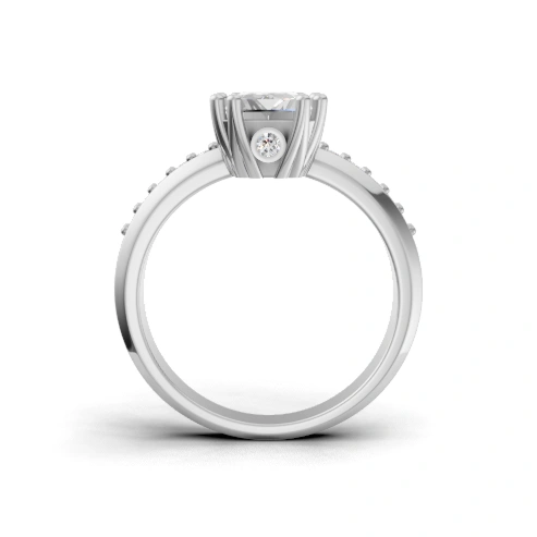 Solstice Radiance Side Stone Ring