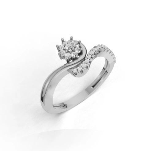 Twilight Bloom Vintage Ring